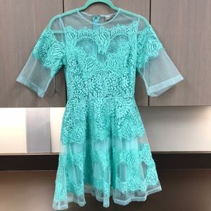 Mesh Turquoise Dress